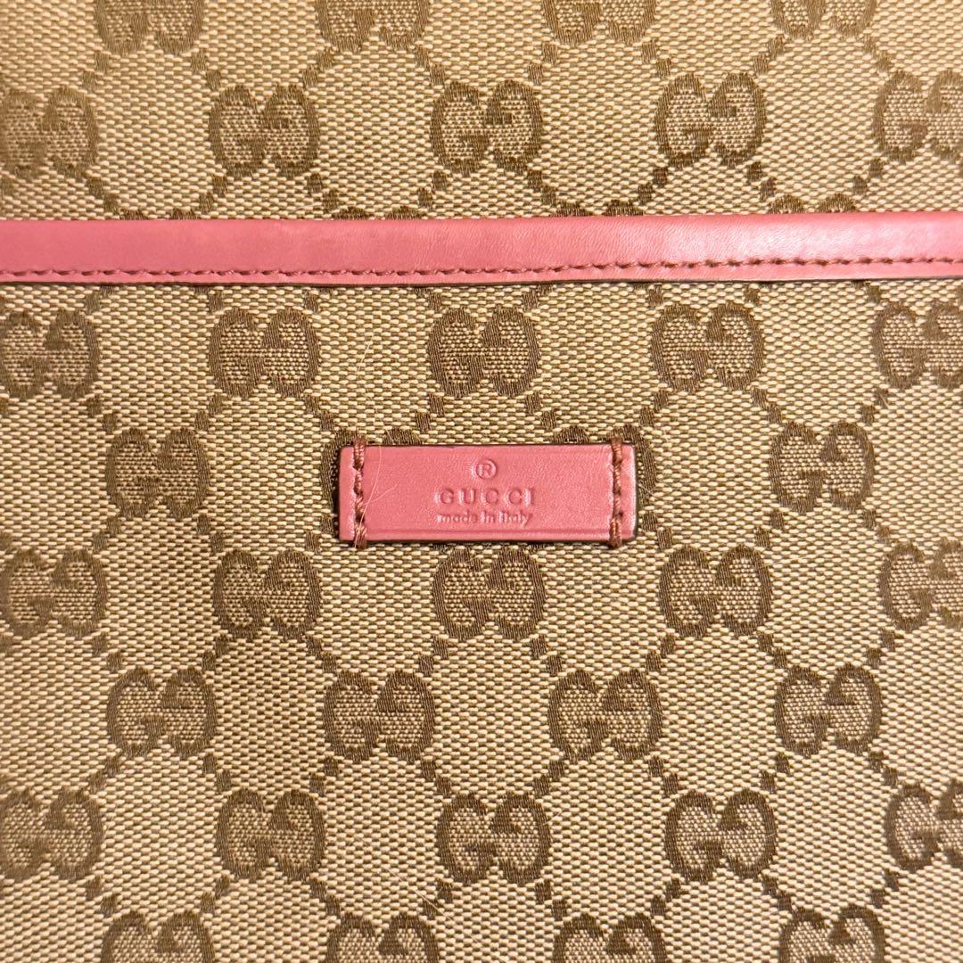 【美品】GUCCI グッチ 2way キャンバストート ショルダーバッグ