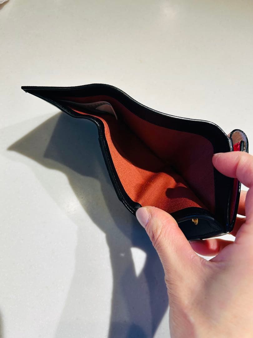 MARNI 三つ折り財布 ホワイト/ブラウン/ピンク