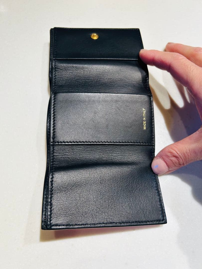 MARNI 三つ折り財布 ホワイト/ブラウン/ピンク