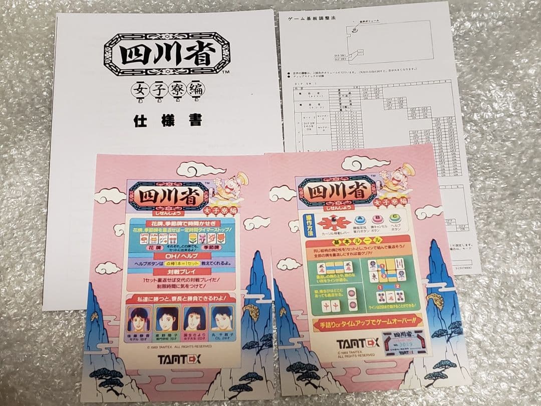 アイレム アーケード基板 四川省女子寮編