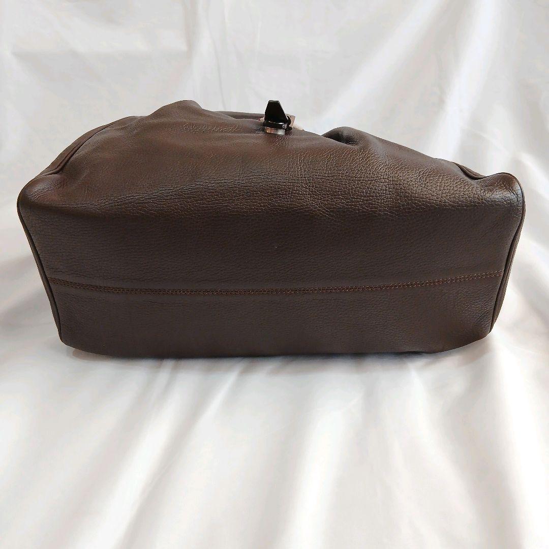 バーバリーロンドン バーバリー ハンドバッグ トートバッグ レザー ブラウン