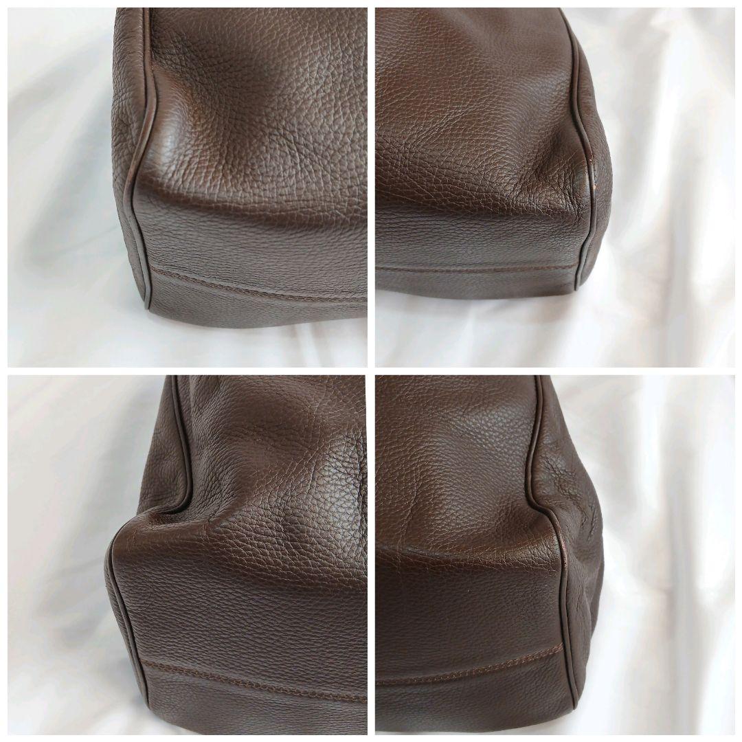 バーバリーロンドン バーバリー ハンドバッグ トートバッグ レザー ブラウン