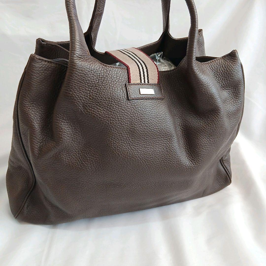 バーバリーロンドン バーバリー ハンドバッグ トートバッグ レザー ブラウン