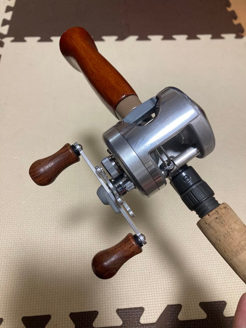 アブ　アンバサダー　SM1600C ウッドパーミングカップ仕様　ウッドノブ　希少