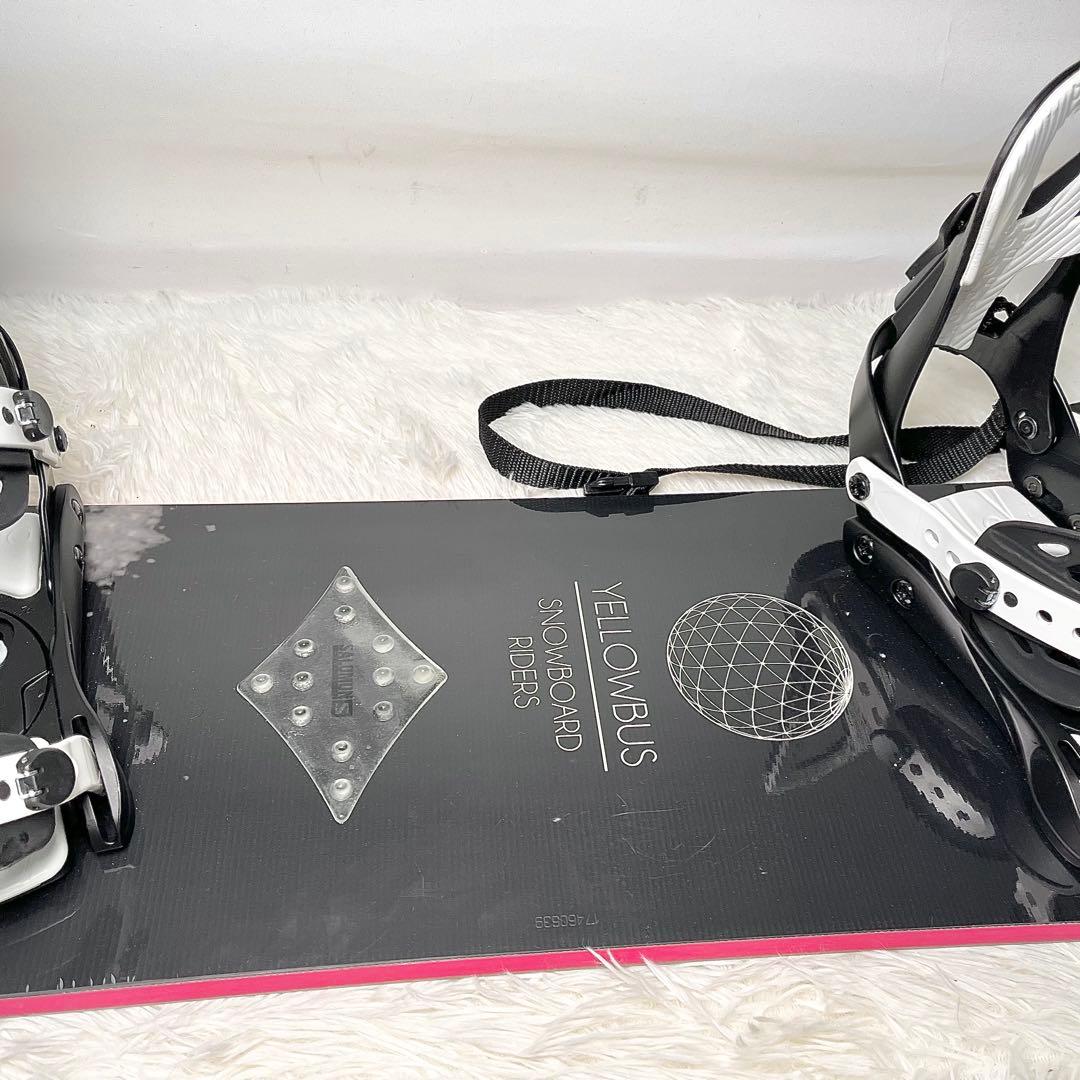 【美品】YELLOWBUS スノーボード3点セット ボード152cm