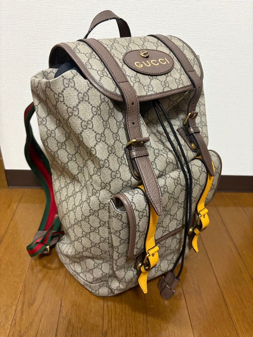 GUCCI GGキャンバス リュック タイガーヘッド