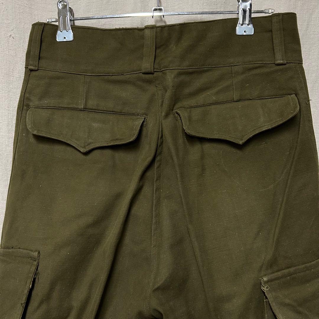 フランス軍 メタルボタン M47パンツ 前期タイプ 11 33 デッドストック