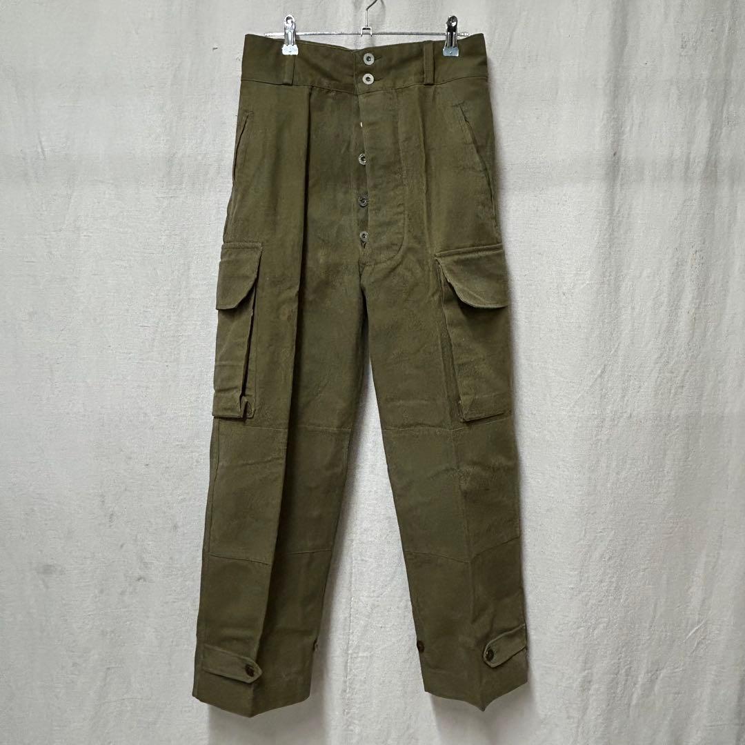 フランス軍 メタルボタン M47パンツ 前期タイプ 11 33 デッドストック