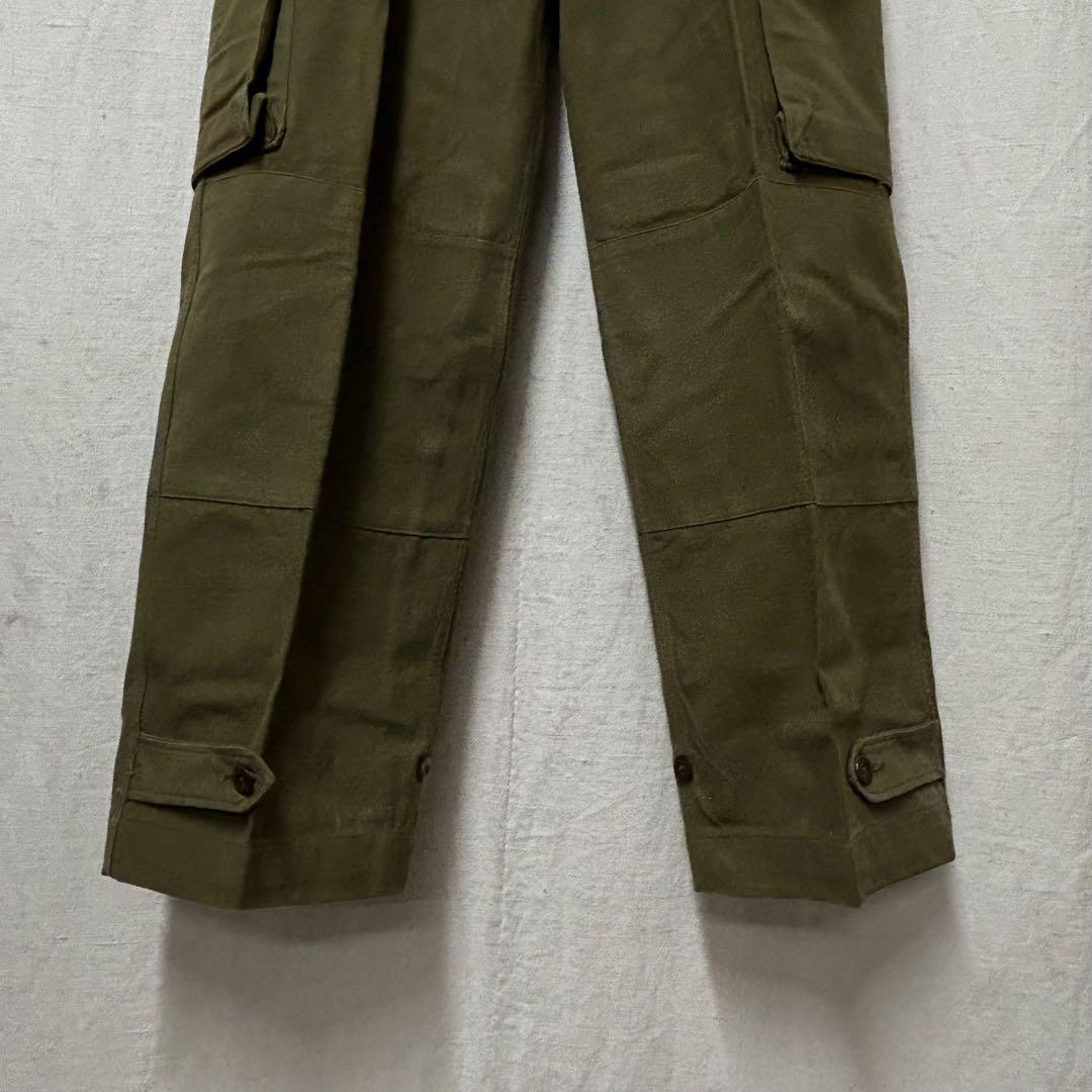 フランス軍 メタルボタン M47パンツ 前期タイプ 11 33 デッドストック