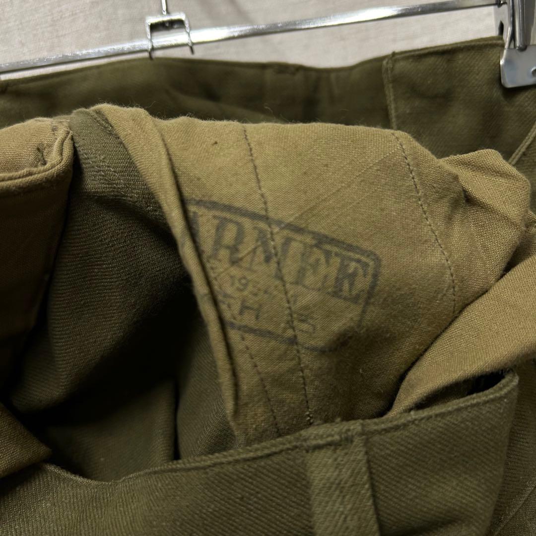 フランス軍 メタルボタン M47パンツ 前期タイプ 11 33 デッドストック