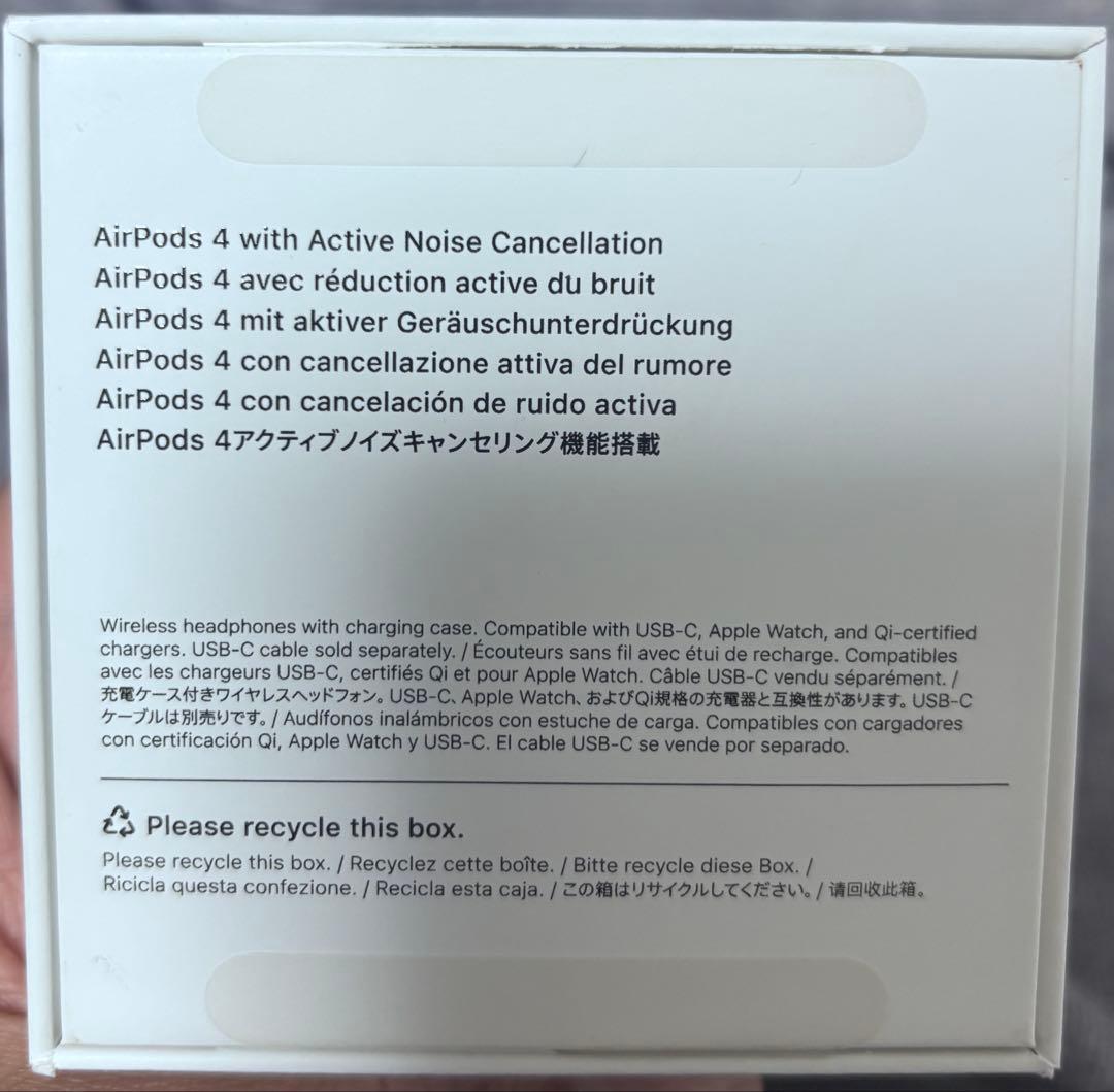 AirPods 4 ANC搭載モデル 中古 動作確認済 ビックカメラ購入