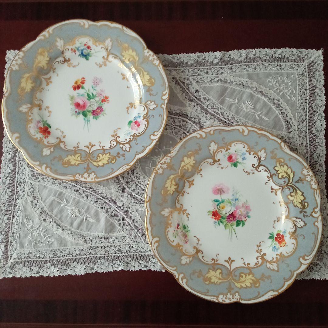 リッジウェイ 英国骨董 イギリス アンティーク 手描き ハンドペイント 貴重