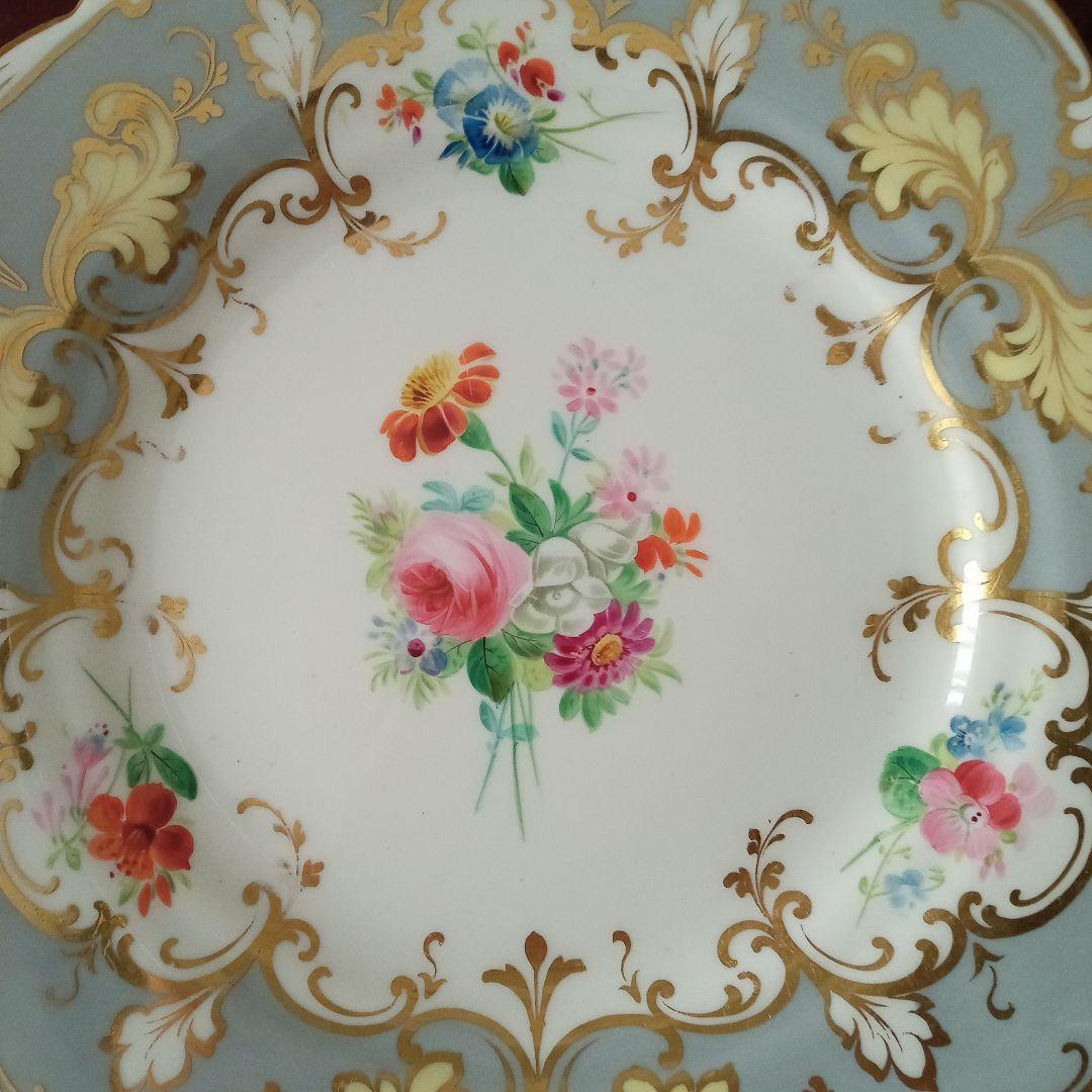 リッジウェイ 英国骨董 イギリス アンティーク 手描き ハンドペイント 貴重