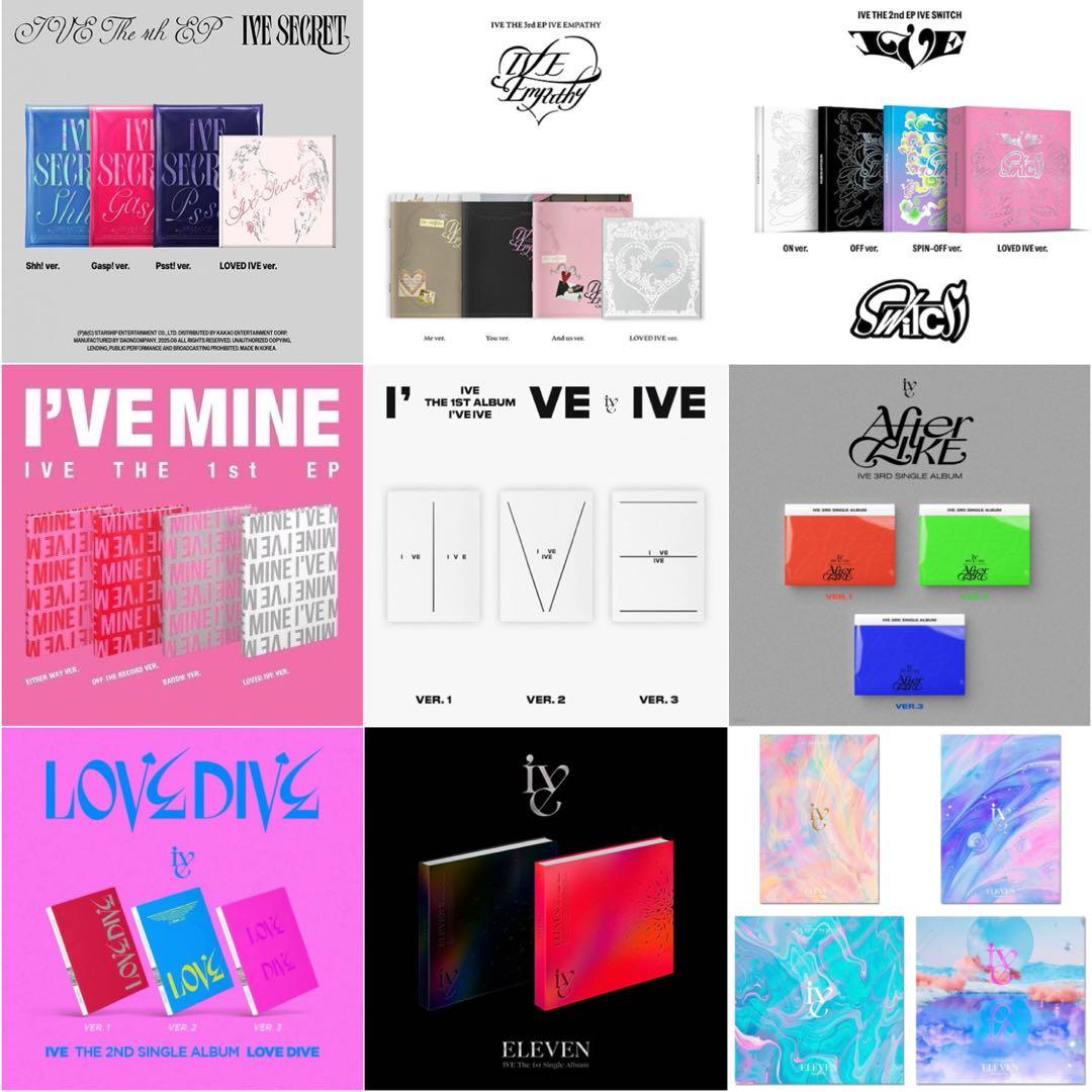 【新品未開封】IVE SECRET EMPATHY SWITCH　全31枚セット