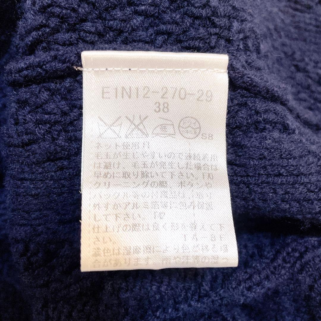 美品✨バーバリー ブルーレーベル ニット ポンチョ ケーブル編み