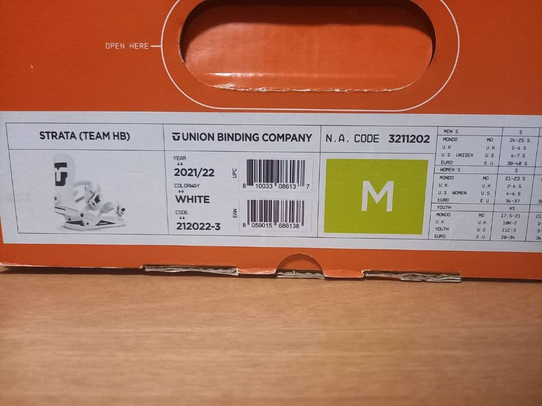 Union ユニオン ビンディング ストラータ ホワイト