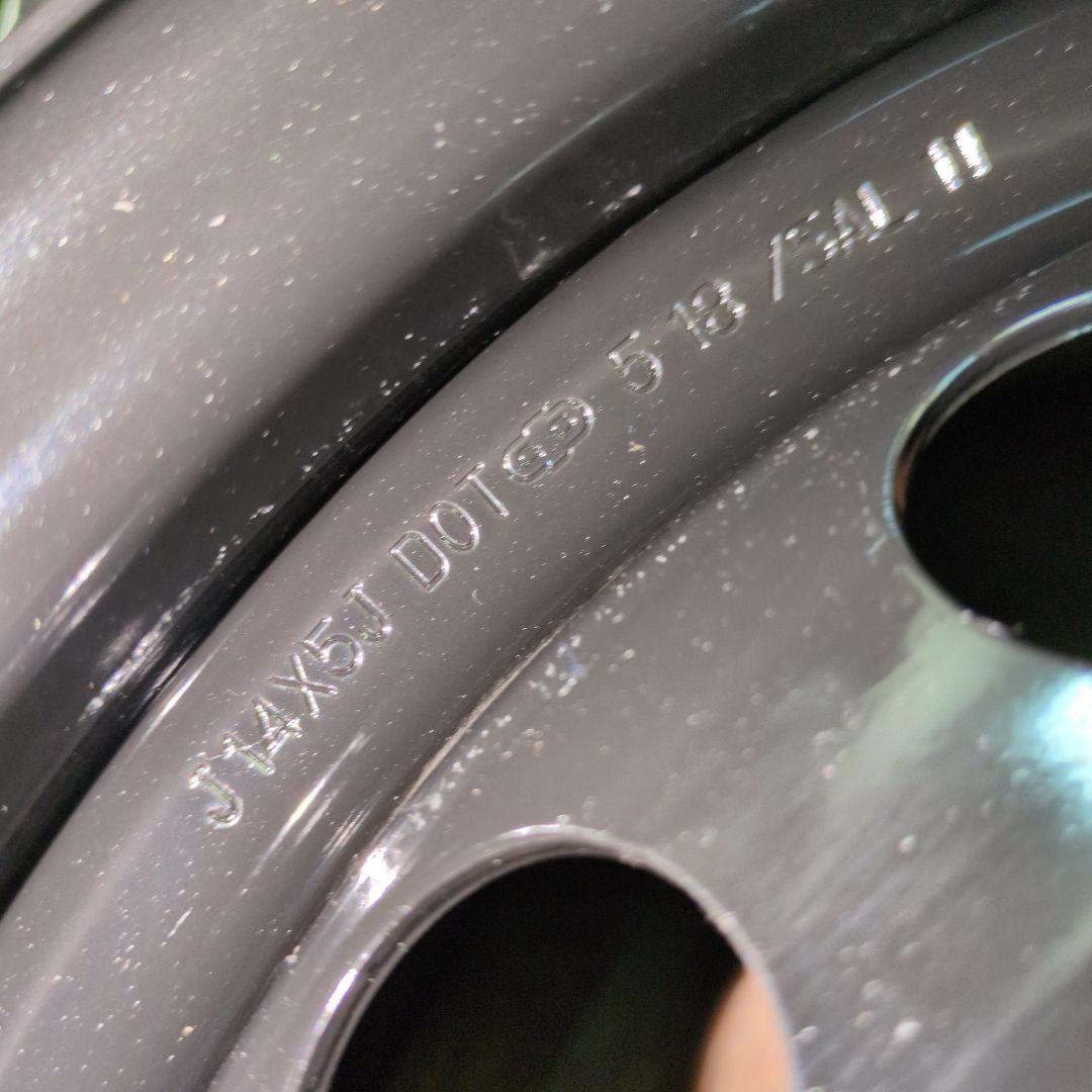 送料込　プロボックス　トヨタ 純正ホイール　14×5J　P100　4穴　+39