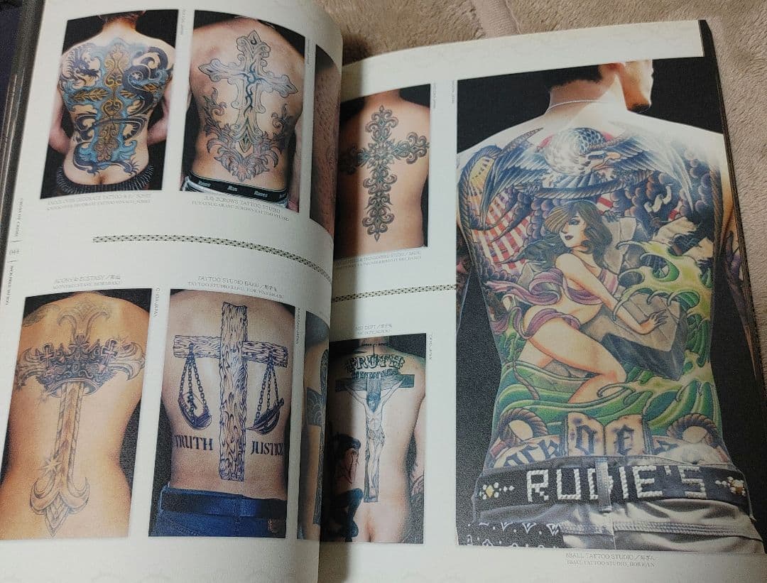 BACK PIECE TATTOO　4冊まとめ売り