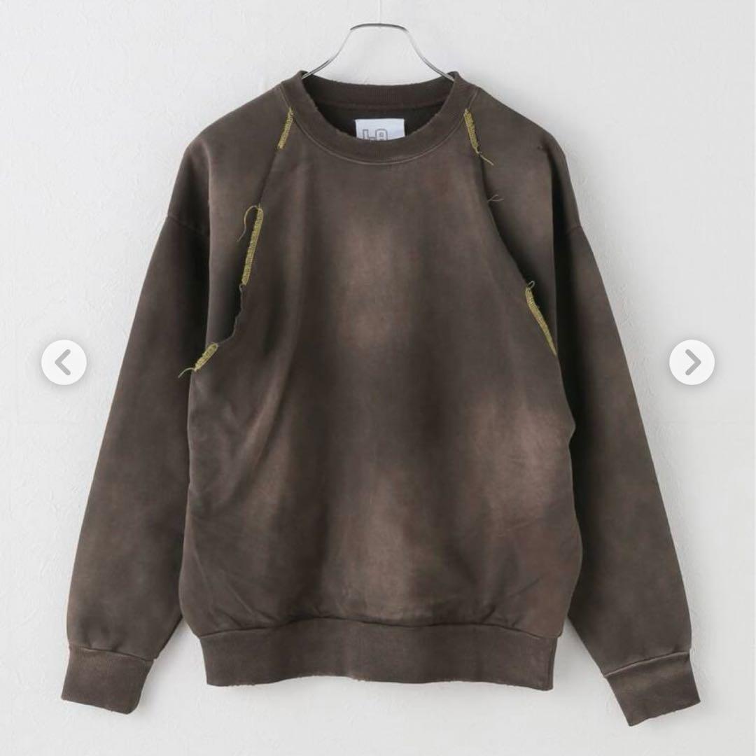 ジャーナルスタンダード LAYASダメージ加工スウェット