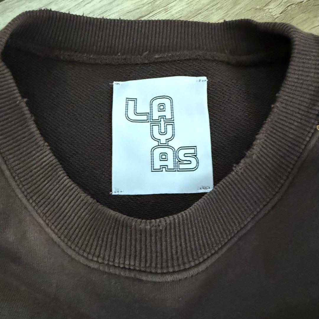 ジャーナルスタンダード LAYASダメージ加工スウェット