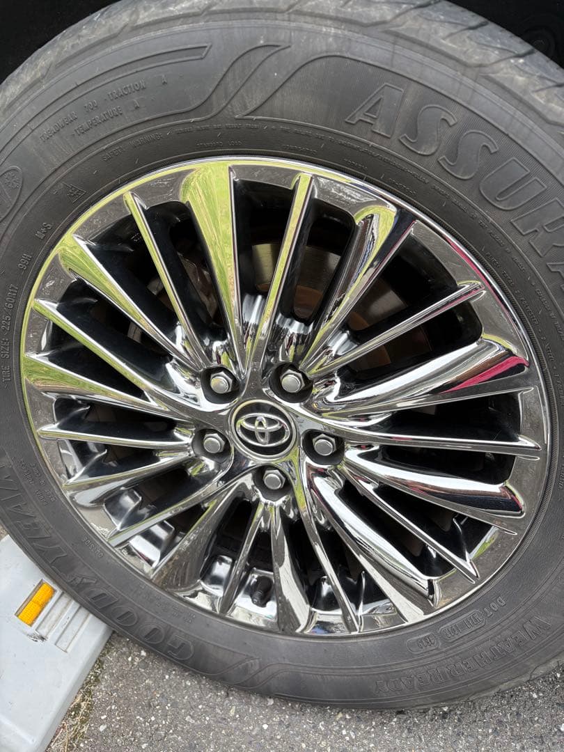 30系ヴェルファイア　エグゼクティブラウンジ　ホイール4本セット純正 17インチ