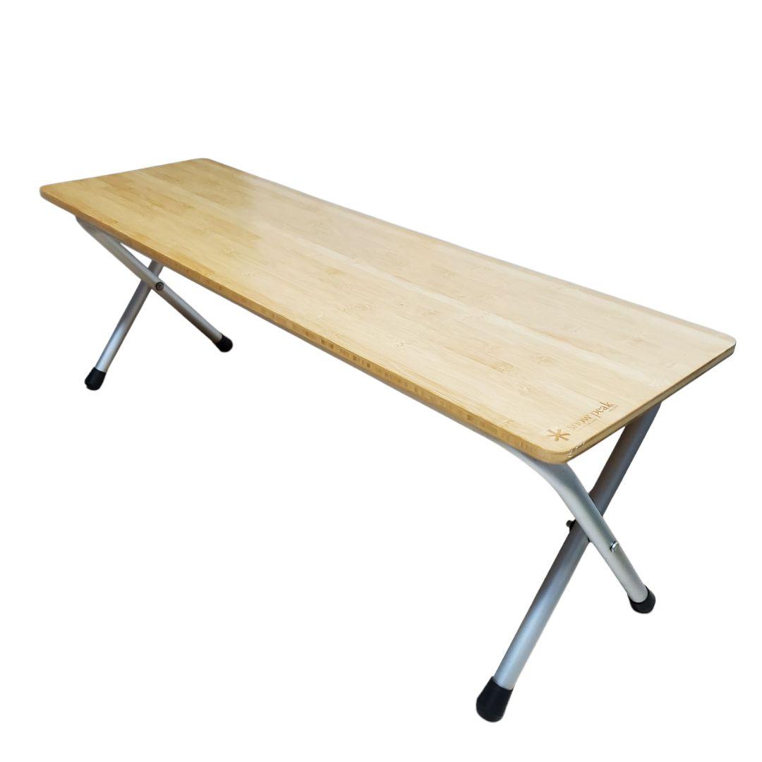  Peak フォールディングシェルフロング竹 アウトドテーブル