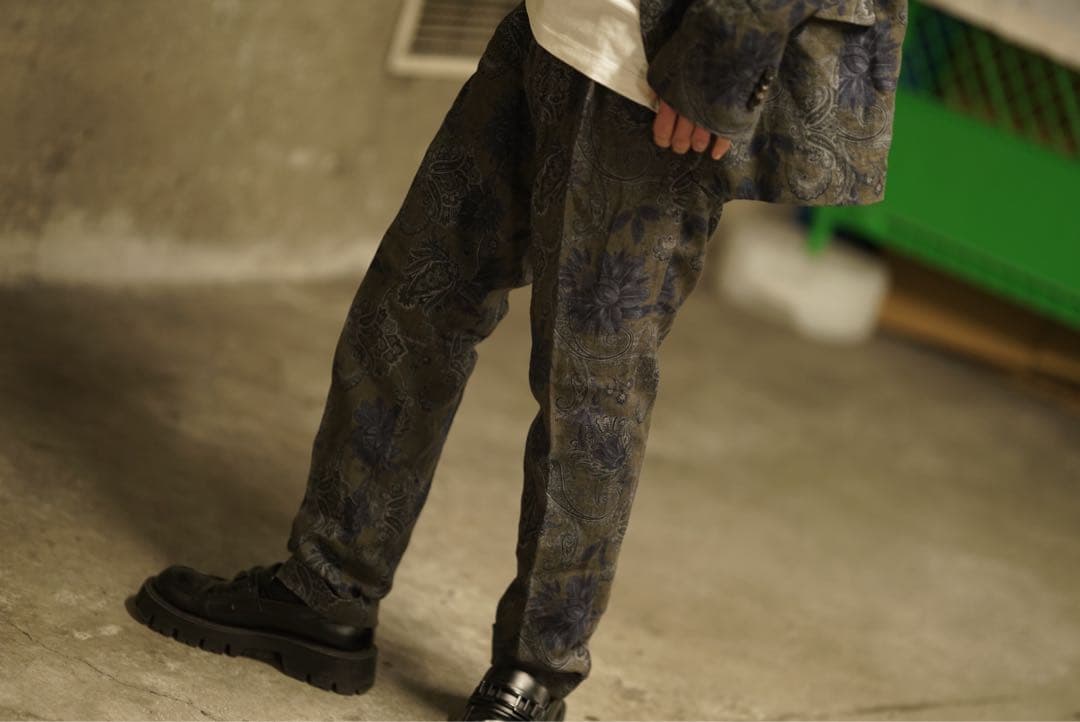 size:50 ETRO ペイズリー 花柄 セットアップ スーツ ジャケット