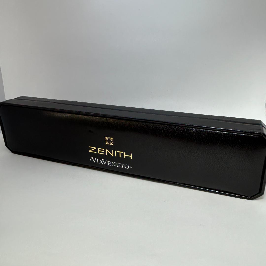 【希少】ZENITH ゼニス ブラック文字盤 クォーツ 箱付