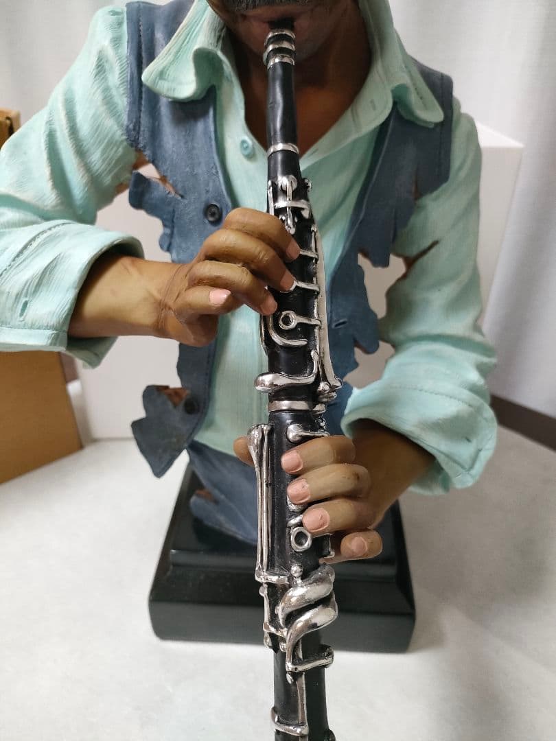 リアル　人形　ミュージック　JAZZ演奏者　BAR　飲食店などに　特大