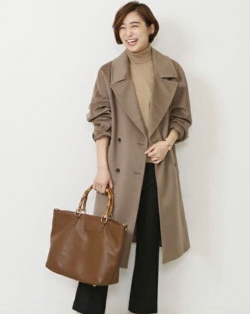 本日限のお値下げ ドゥーズィエムクラス STAND ダブルチェスターロングコート