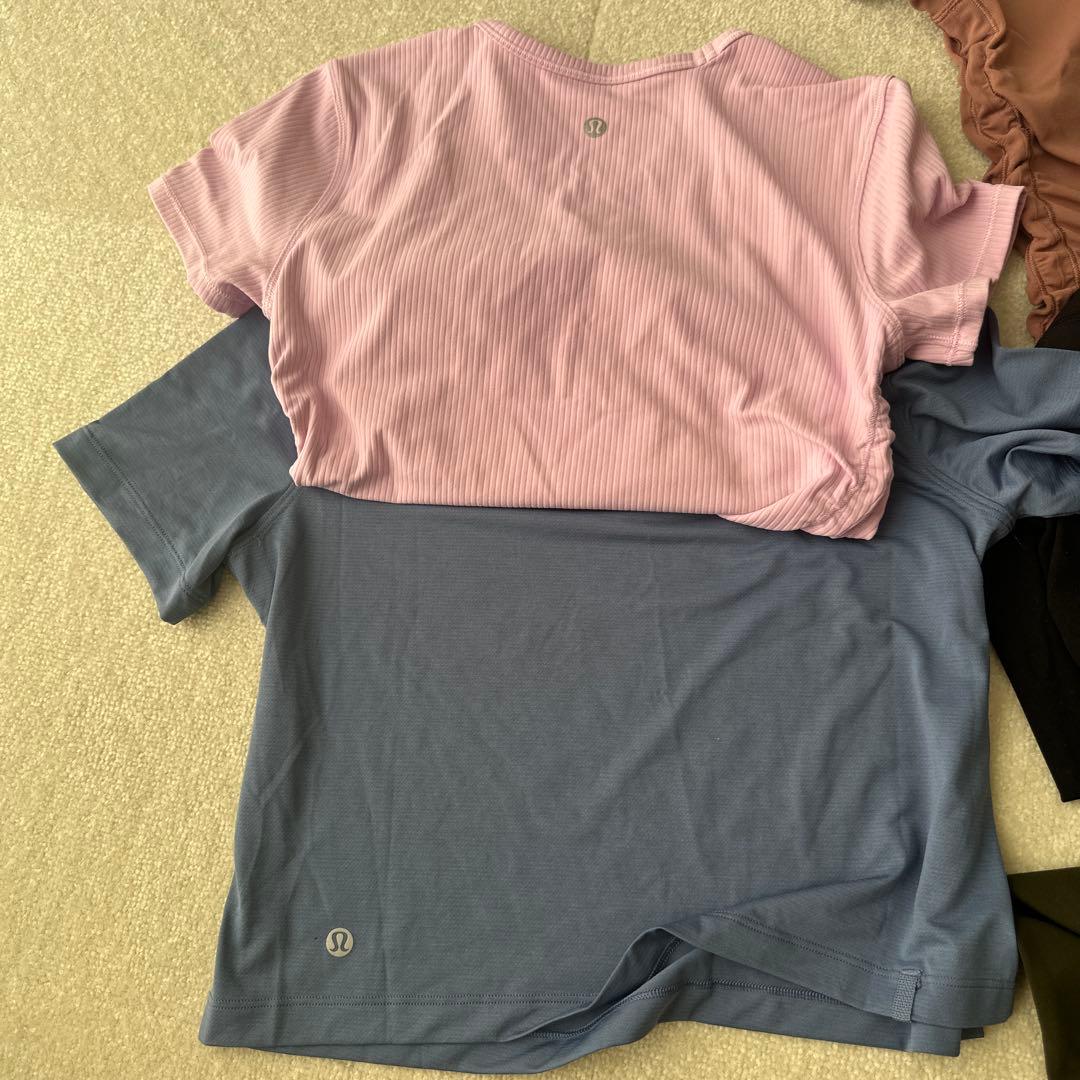 美品ルルレモン＆アイスブレーカー　テニス&フィットネスウェアセット 9点