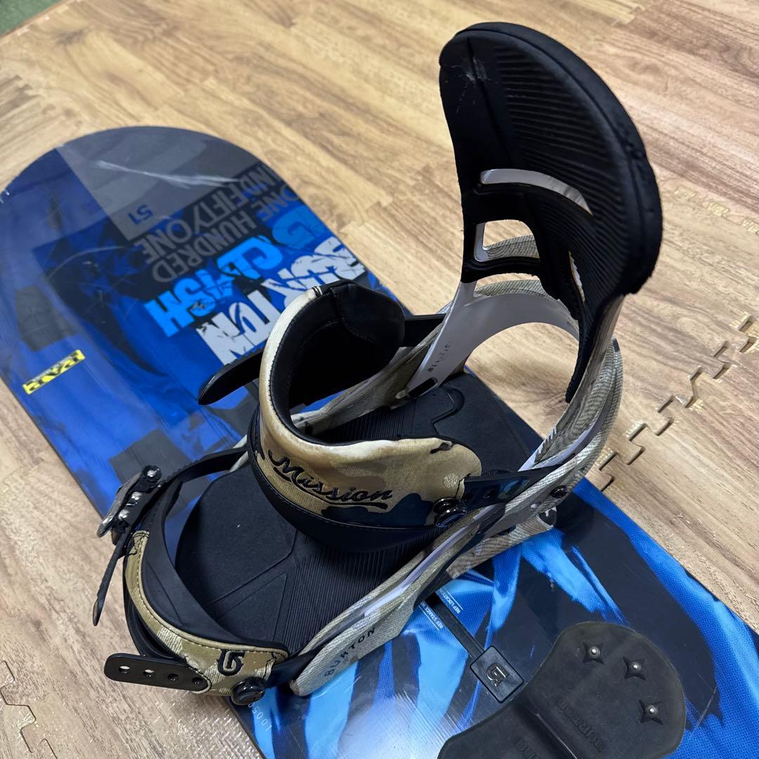 2点セット BURTON CLASH 151cm ビンディング グラトリ 初心者