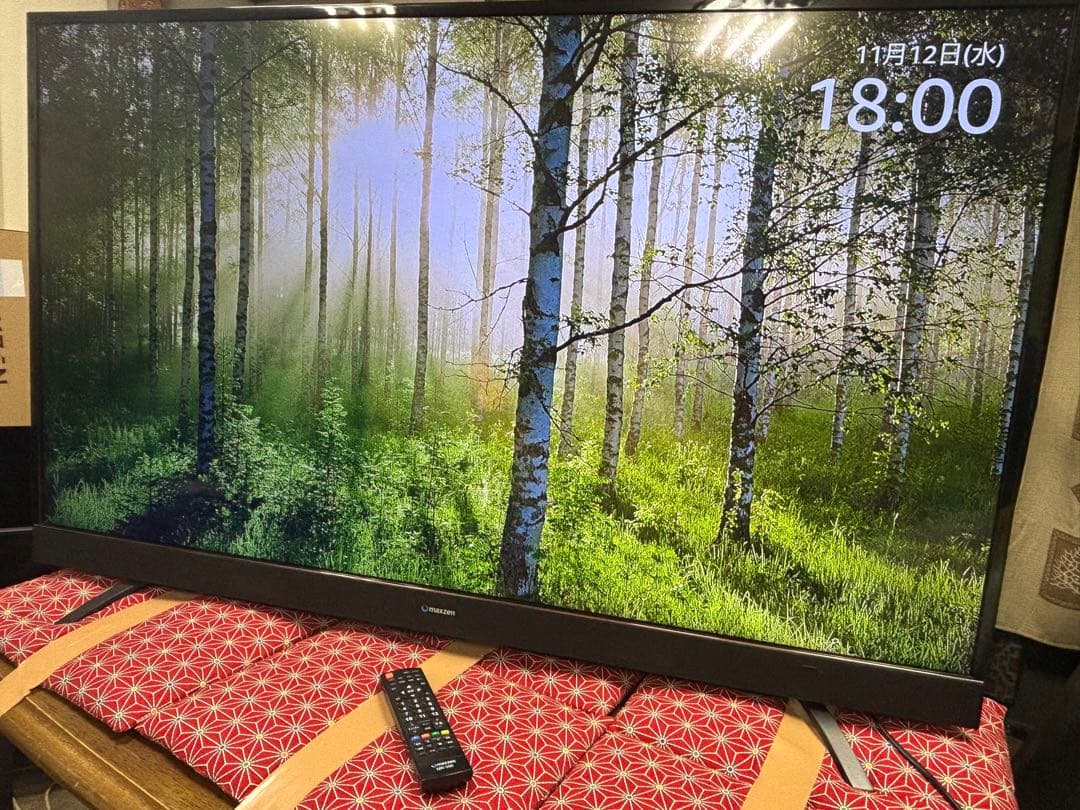 液晶テレビ 55インチ 4K マクスゼン 55型 TV maxzen超美品