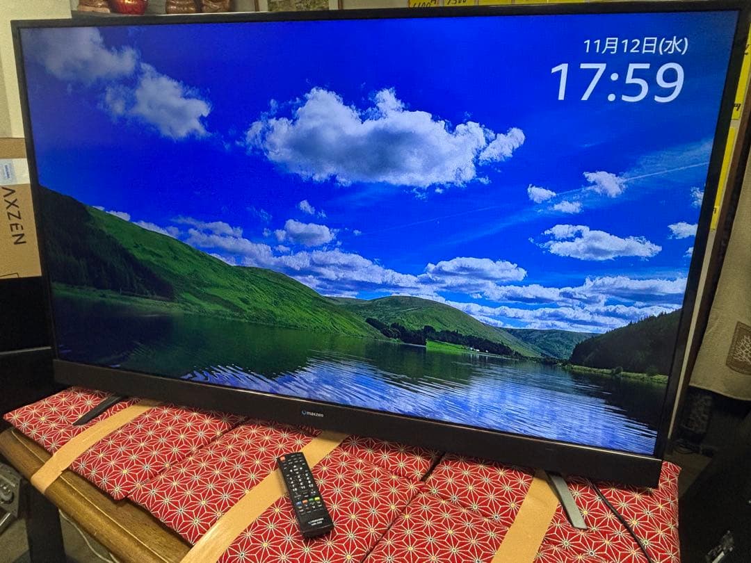 液晶テレビ 55インチ 4K マクスゼン 55型 TV maxzen超美品