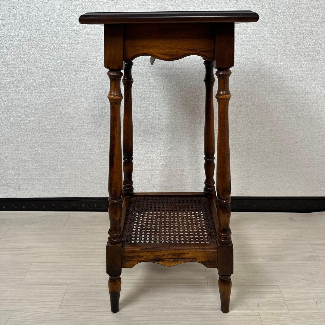 カリモク コロニアル サイドテーブル 電話台 TEL台 FAX台 ※i4※