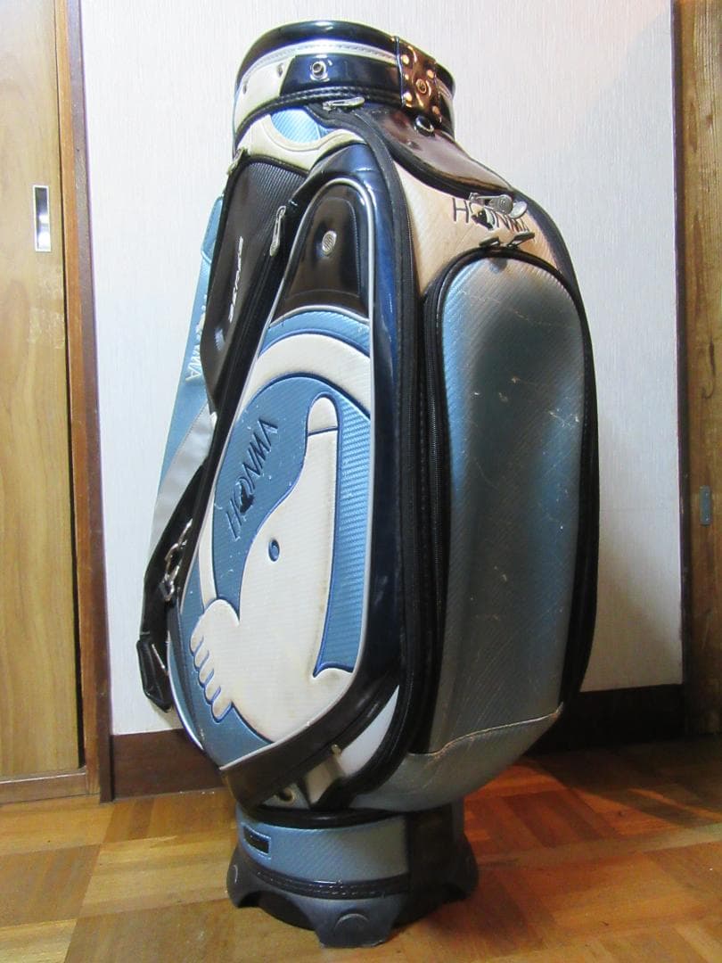 ★ホンマ★HONMA BERES★3点式★ゴルフバック★フードなし★水色★
