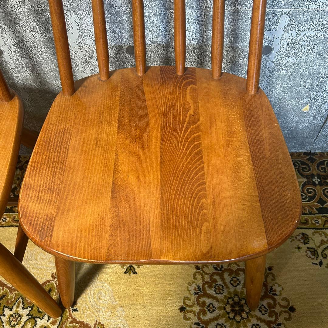 ꧁柏木工 KASHIWA꧂ダイニングチェア4脚セット 食卓椅子 いす イス 飛騨