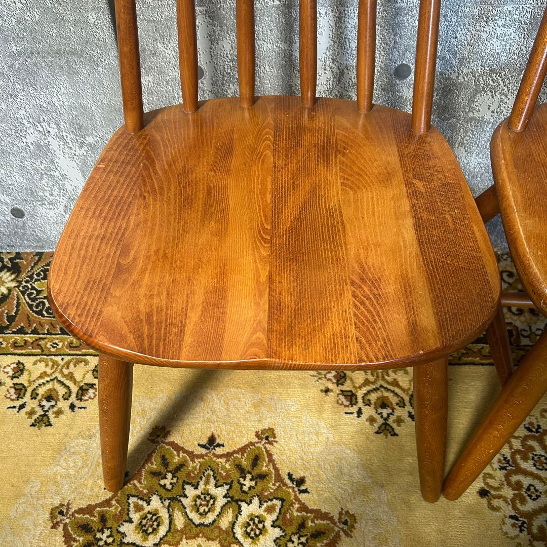 ꧁柏木工 KASHIWA꧂ダイニングチェア4脚セット 食卓椅子 いす イス 飛騨