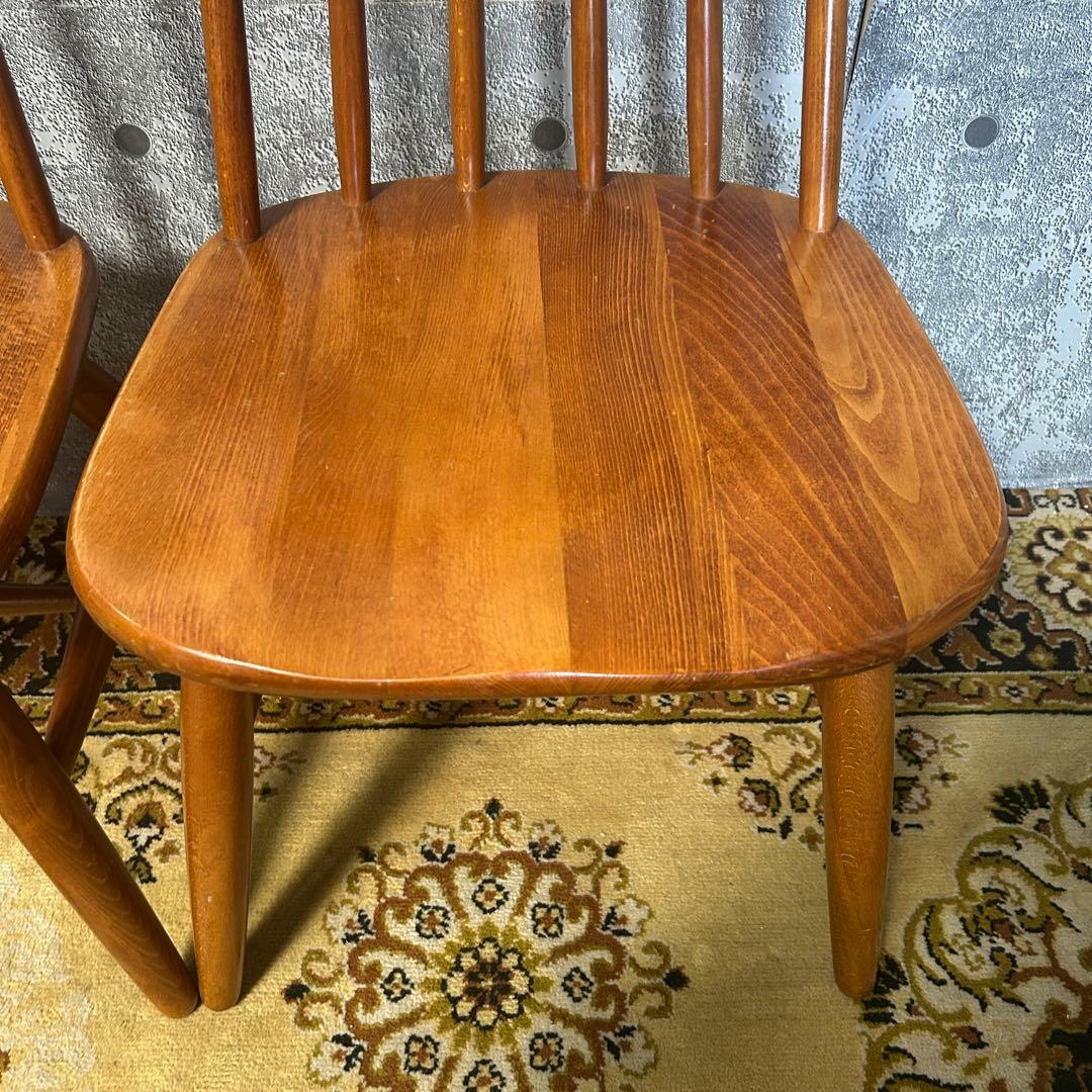 ꧁柏木工 KASHIWA꧂ダイニングチェア4脚セット 食卓椅子 いす イス 飛騨