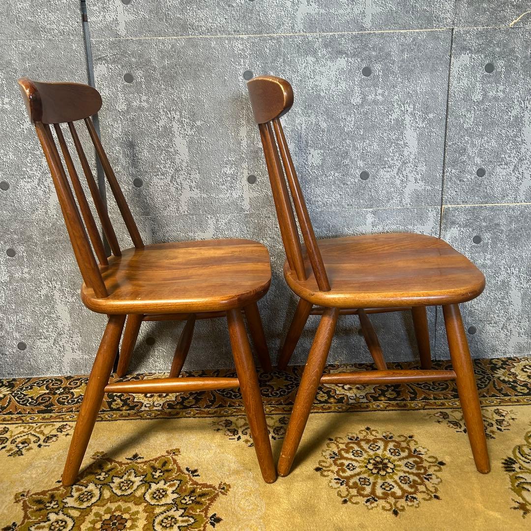 ꧁柏木工 KASHIWA꧂ダイニングチェア4脚セット 食卓椅子 いす イス 飛騨