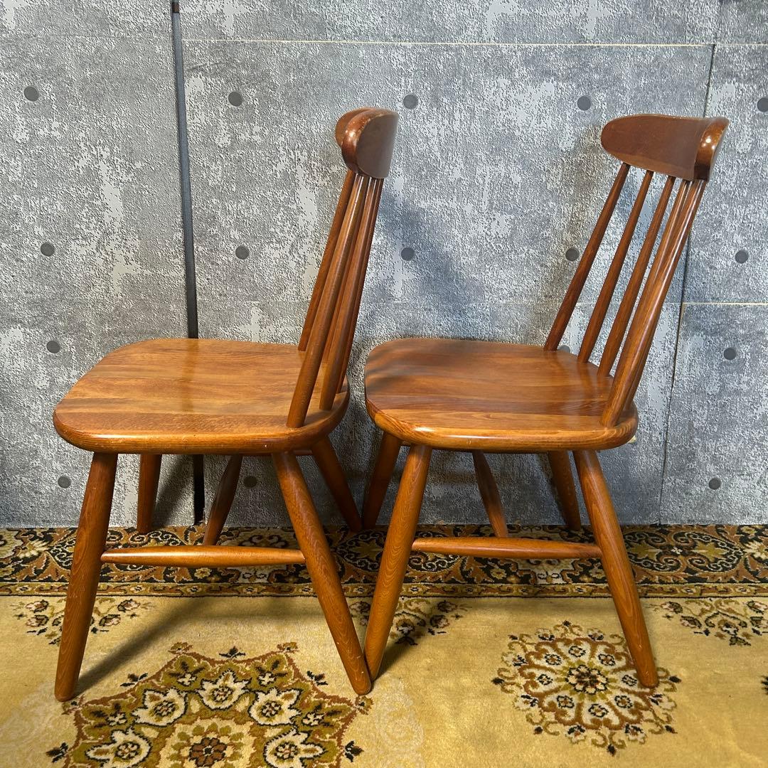 ꧁柏木工 KASHIWA꧂ダイニングチェア4脚セット 食卓椅子 いす イス 飛騨