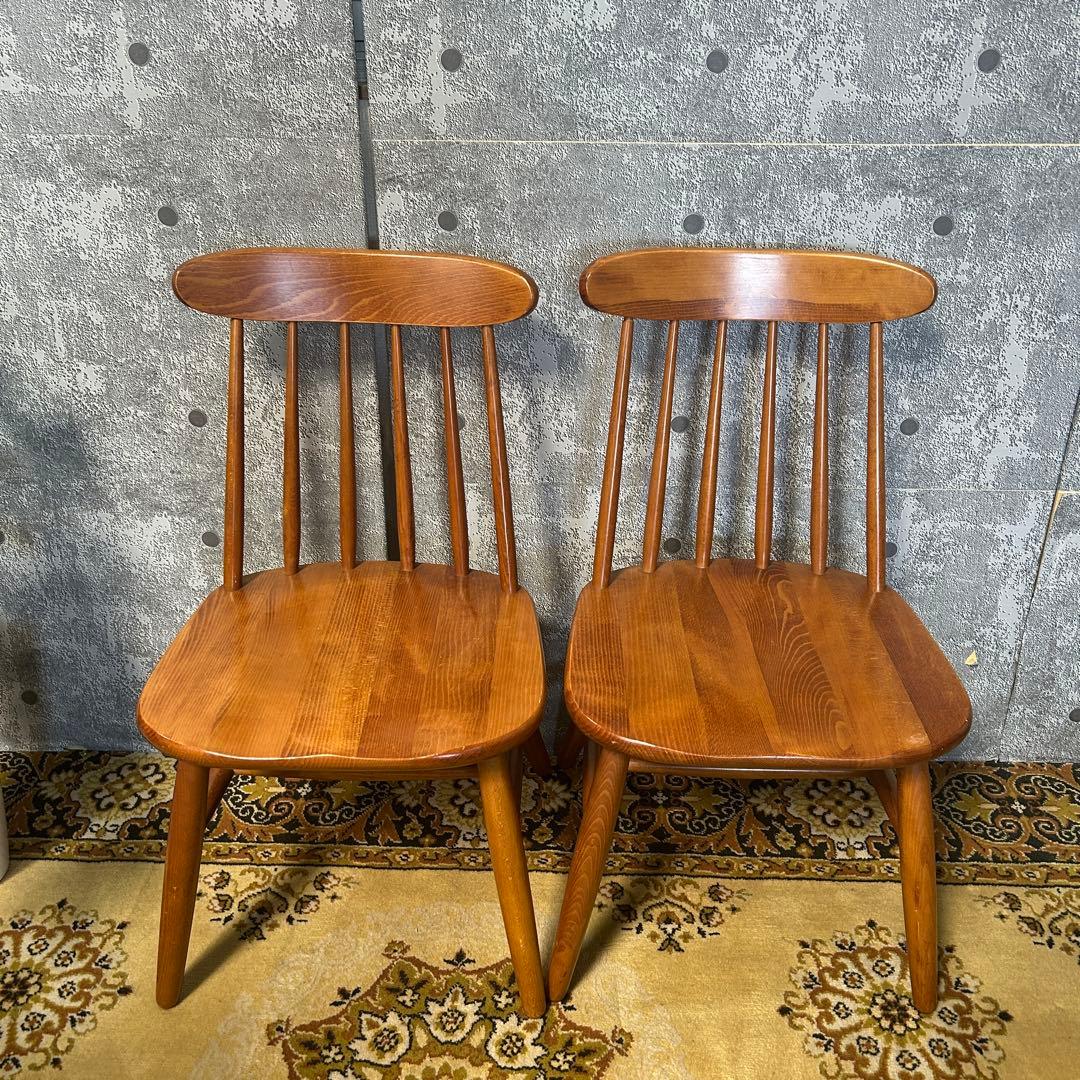 ꧁柏木工 KASHIWA꧂ダイニングチェア4脚セット 食卓椅子 いす イス 飛騨