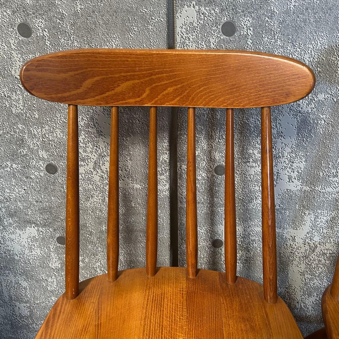 ꧁柏木工 KASHIWA꧂ダイニングチェア4脚セット 食卓椅子 いす イス 飛騨