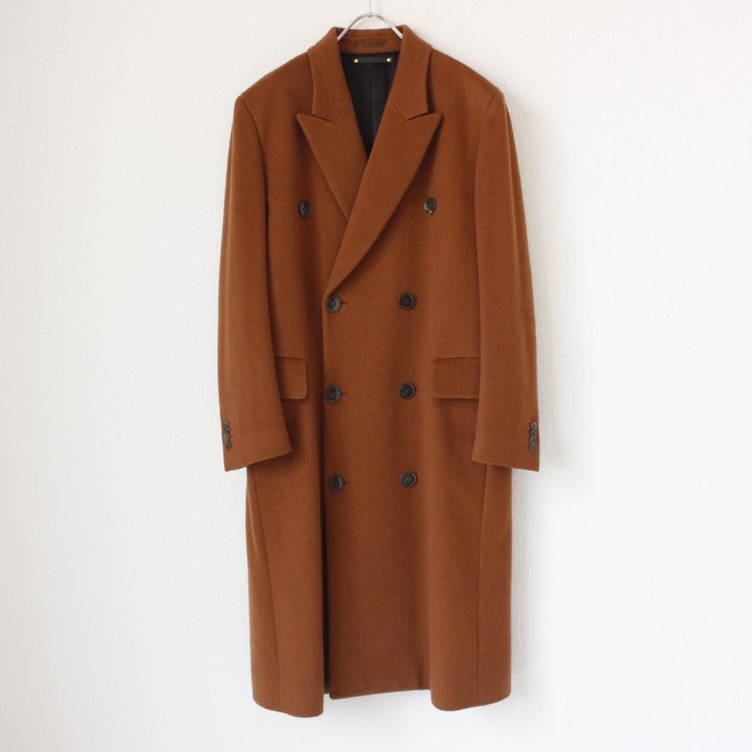 【美品】ポールスミス カシミヤ100% ダブルチェスターコート L