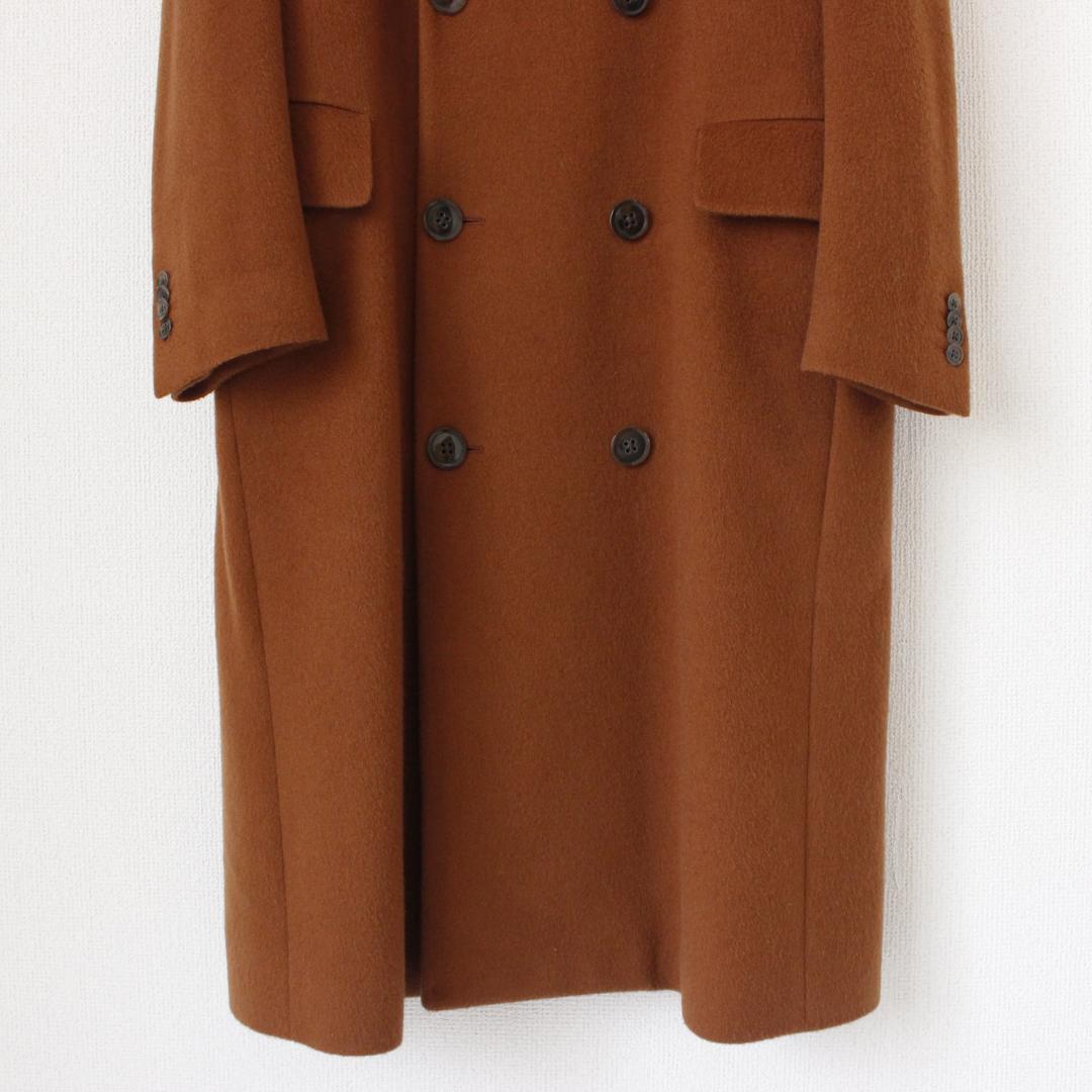 【美品】ポールスミス カシミヤ100% ダブルチェスターコート L