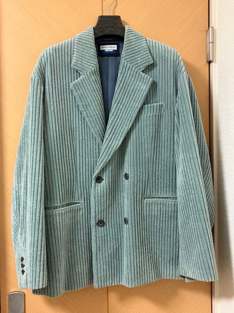 メゾンスペシャル TAKEMI コーデュロイ ダブルテーラードジャケット
