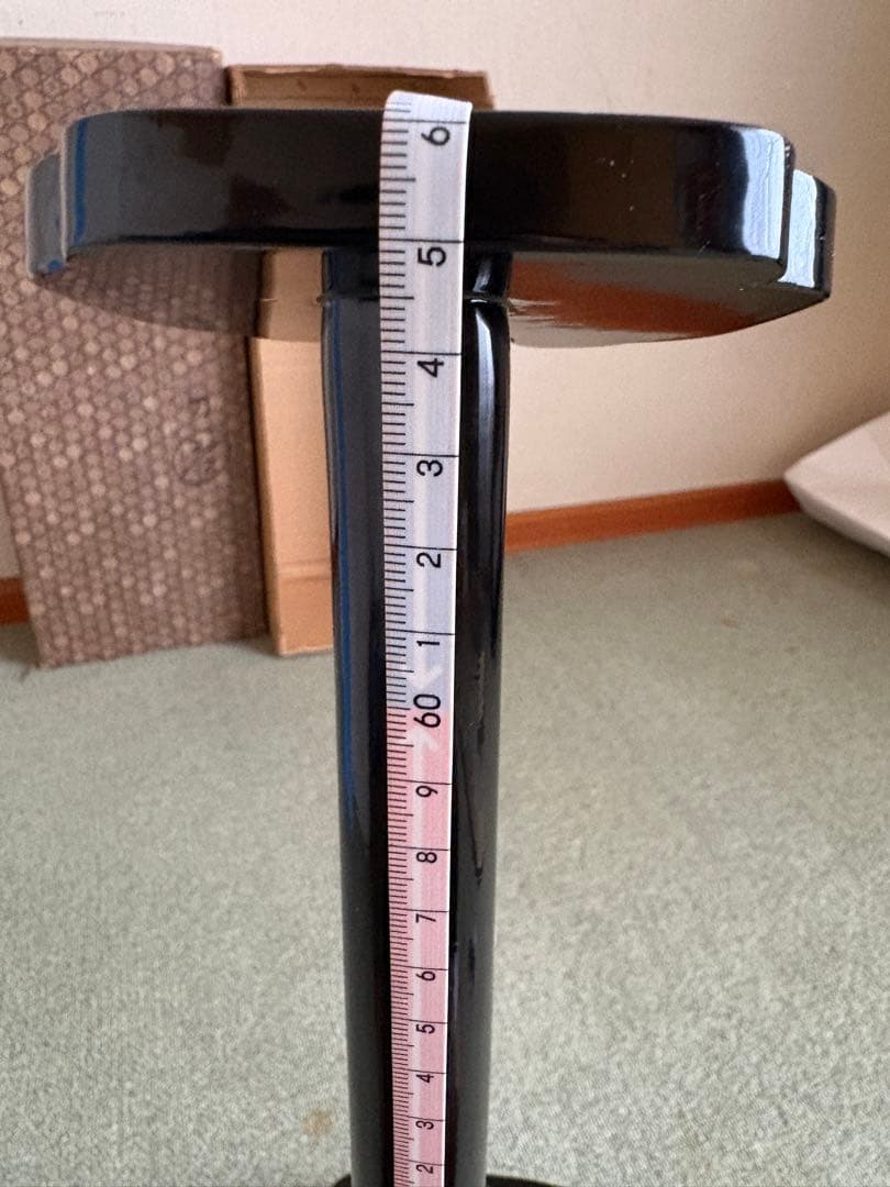 刀掛け台　縦置き　一本掛け　太刀掛け　螺鈿