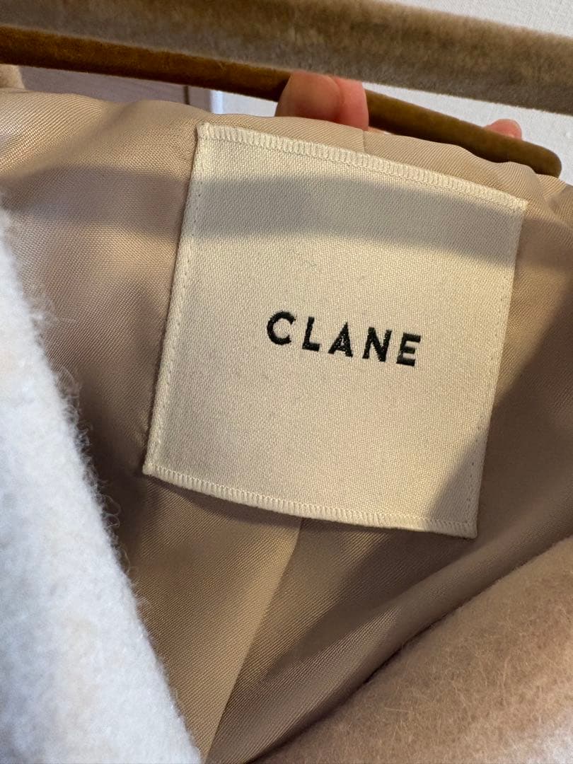 CLANE ベージュ ロングコート サイズ0