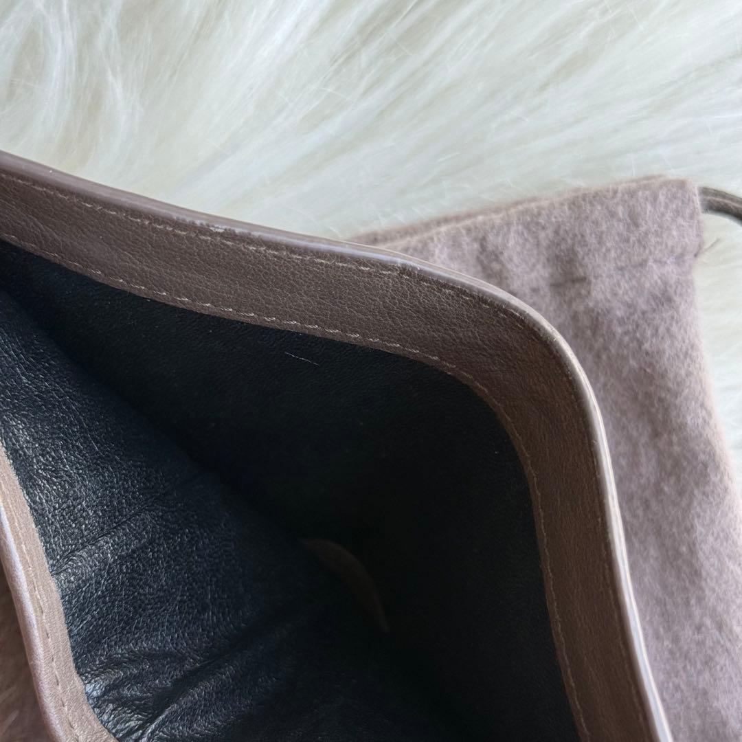 ボッテガ イントレチャート コンパクトウォレット 三つ折り財布 グレージュ