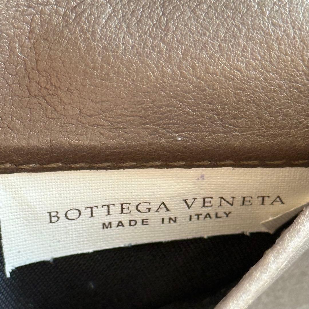 ボッテガ イントレチャート コンパクトウォレット 三つ折り財布 グレージュ